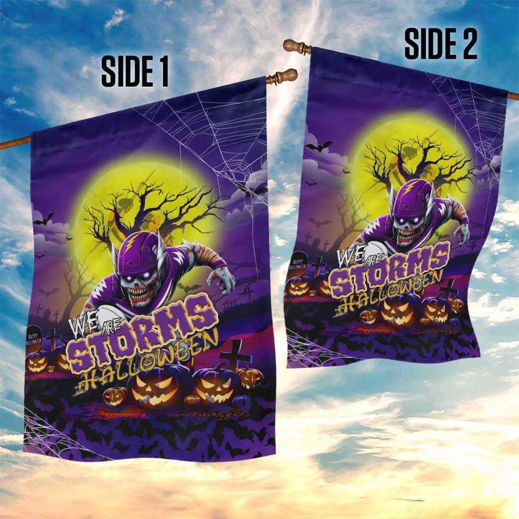 We Are Storm Halloween Garden Flag Pumpkin Scary Spooky Season - Aussie Hoodie