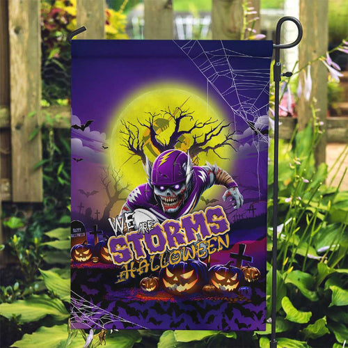 We Are Storm Halloween Garden Flag Pumpkin Scary Spooky Season - Aussie Hoodie