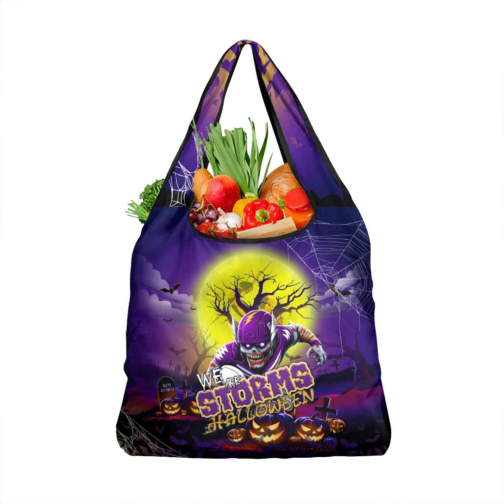 We Are Storm Halloween Grocery Bag Pumpkin Scary Spooky Season - Aussie Hoodie