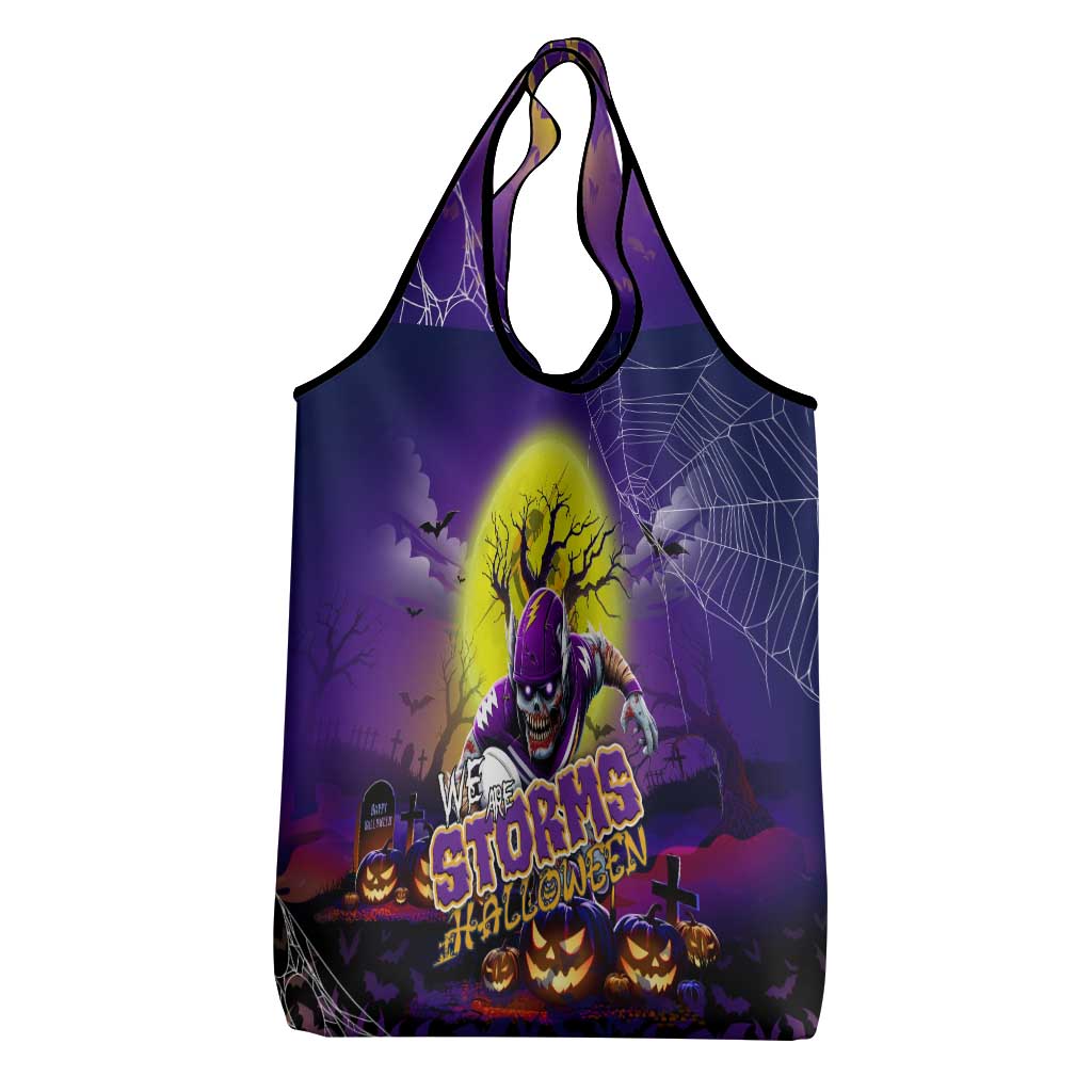 We Are Storm Halloween Grocery Bag Pumpkin Scary Spooky Season - Aussie Hoodie