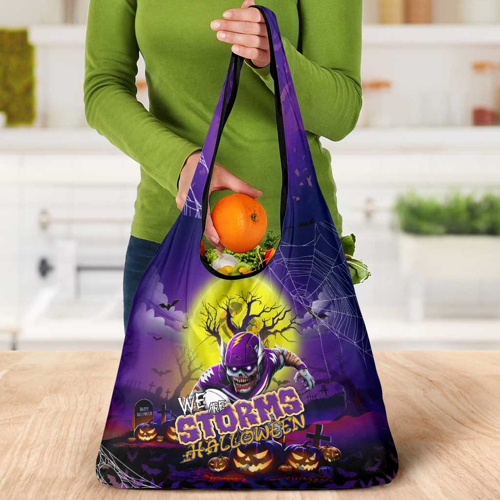 We Are Storm Halloween Grocery Bag Pumpkin Scary Spooky Season - Aussie Hoodie