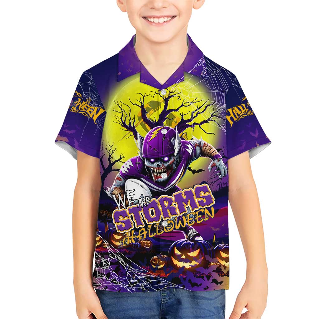We Are Storm Halloween Hawaiian Shirt Pumpkin Scary Spooky Season - Aussie Hoodie