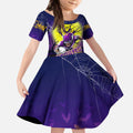 We Are Storm Halloween Kid Short Sleeve Dress Pumpkin Scary Spooky Season - Aussie Hoodie