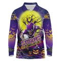 We Are Storm Halloween Long Sleeve Polo Shirt Pumpkin Scary Spooky Season - Aussie Hoodie