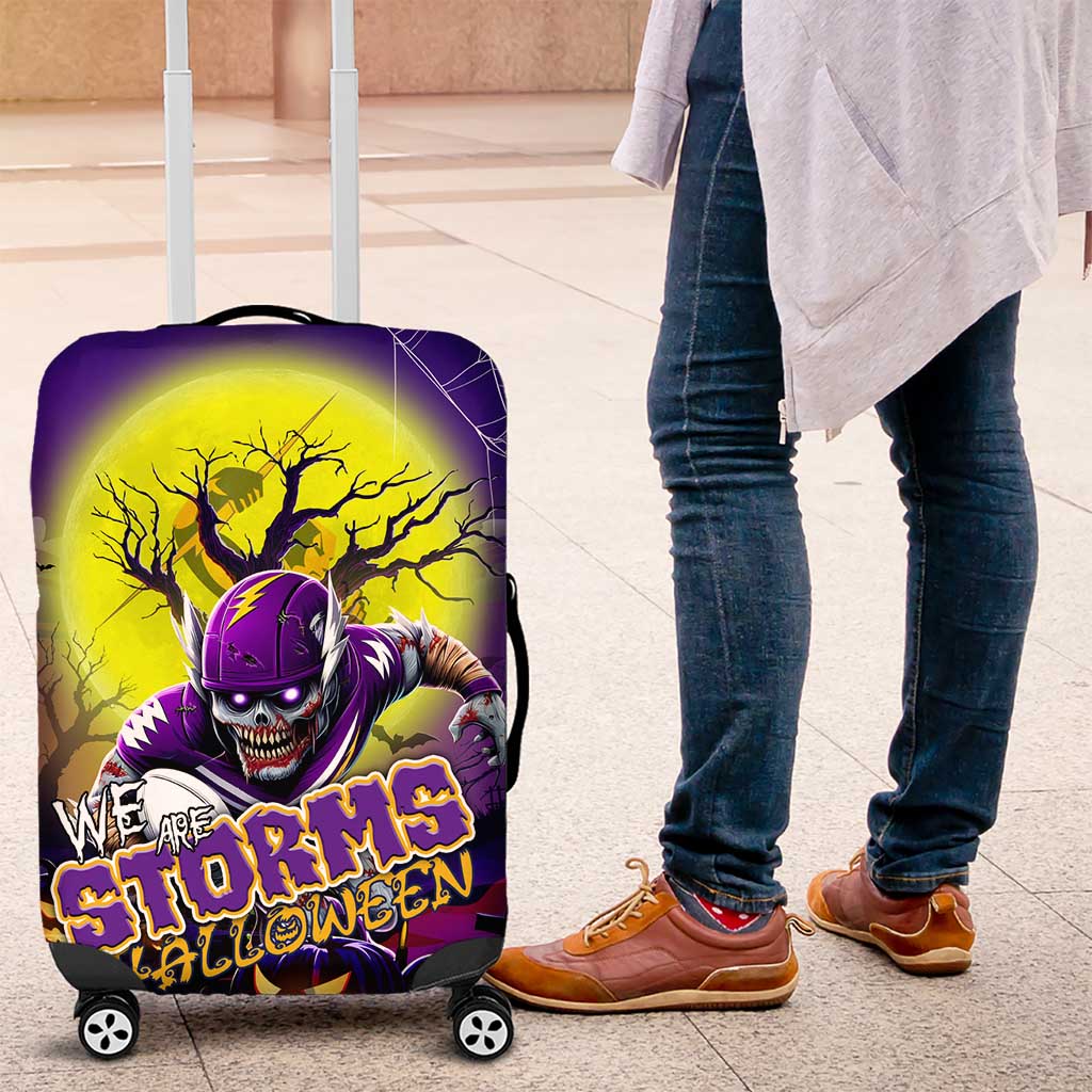We Are Storm Halloween Luggage Cover Pumpkin Scary Spooky Season - Aussie Hoodie