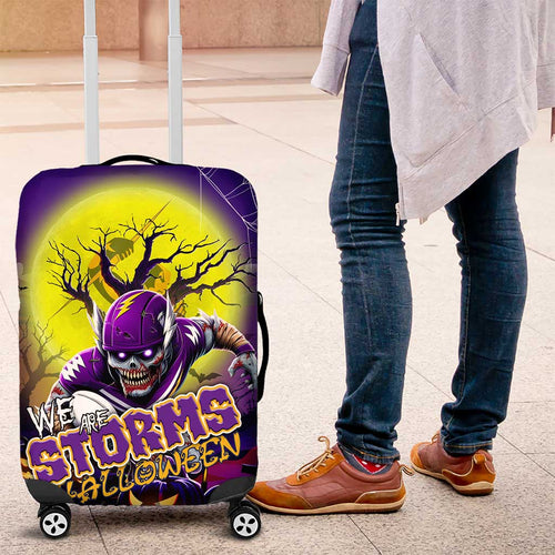 We Are Storm Halloween Luggage Cover Pumpkin Scary Spooky Season - Aussie Hoodie