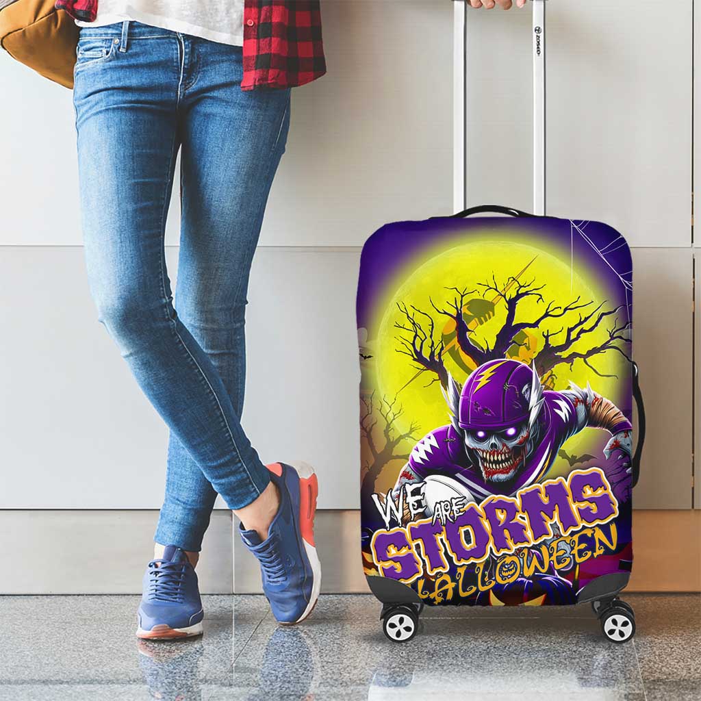 We Are Storm Halloween Luggage Cover Pumpkin Scary Spooky Season - Aussie Hoodie