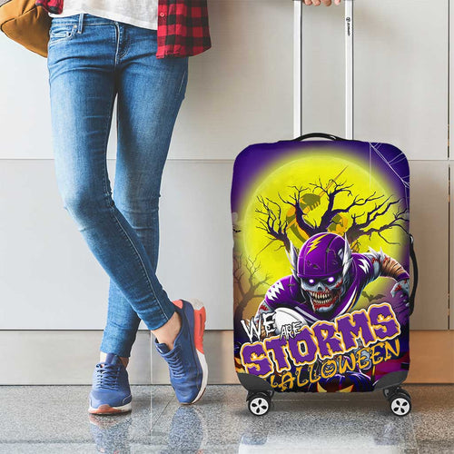 We Are Storm Halloween Luggage Cover Pumpkin Scary Spooky Season - Aussie Hoodie