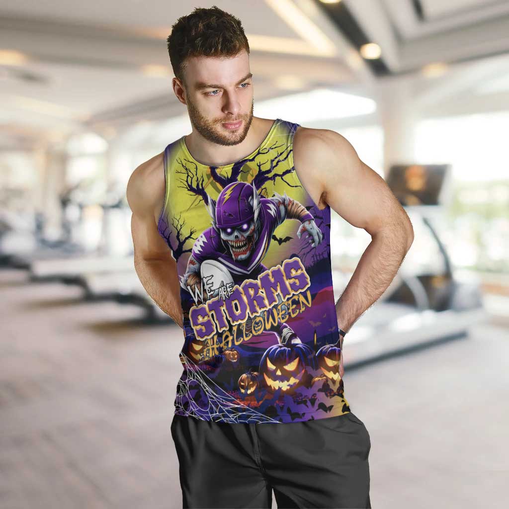 We Are Storm Halloween Men Tank Top Pumpkin Scary Spooky Season - Aussie Hoodie