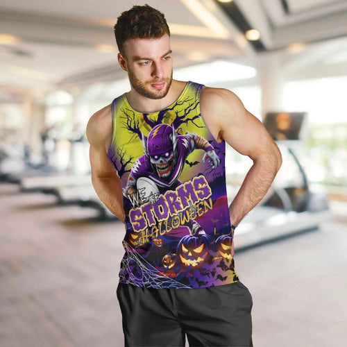 We Are Storm Halloween Men Tank Top Pumpkin Scary Spooky Season - Aussie Hoodie