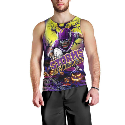 We Are Storm Halloween Men Tank Top Pumpkin Scary Spooky Season - Aussie Hoodie