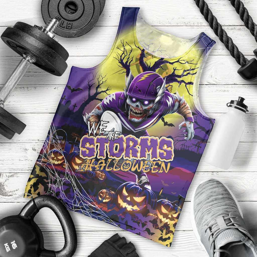 We Are Storm Halloween Men Tank Top Pumpkin Scary Spooky Season - Aussie Hoodie
