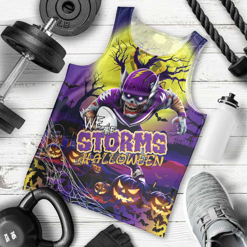 We Are Storm Halloween Men Tank Top Pumpkin Scary Spooky Season - Aussie Hoodie