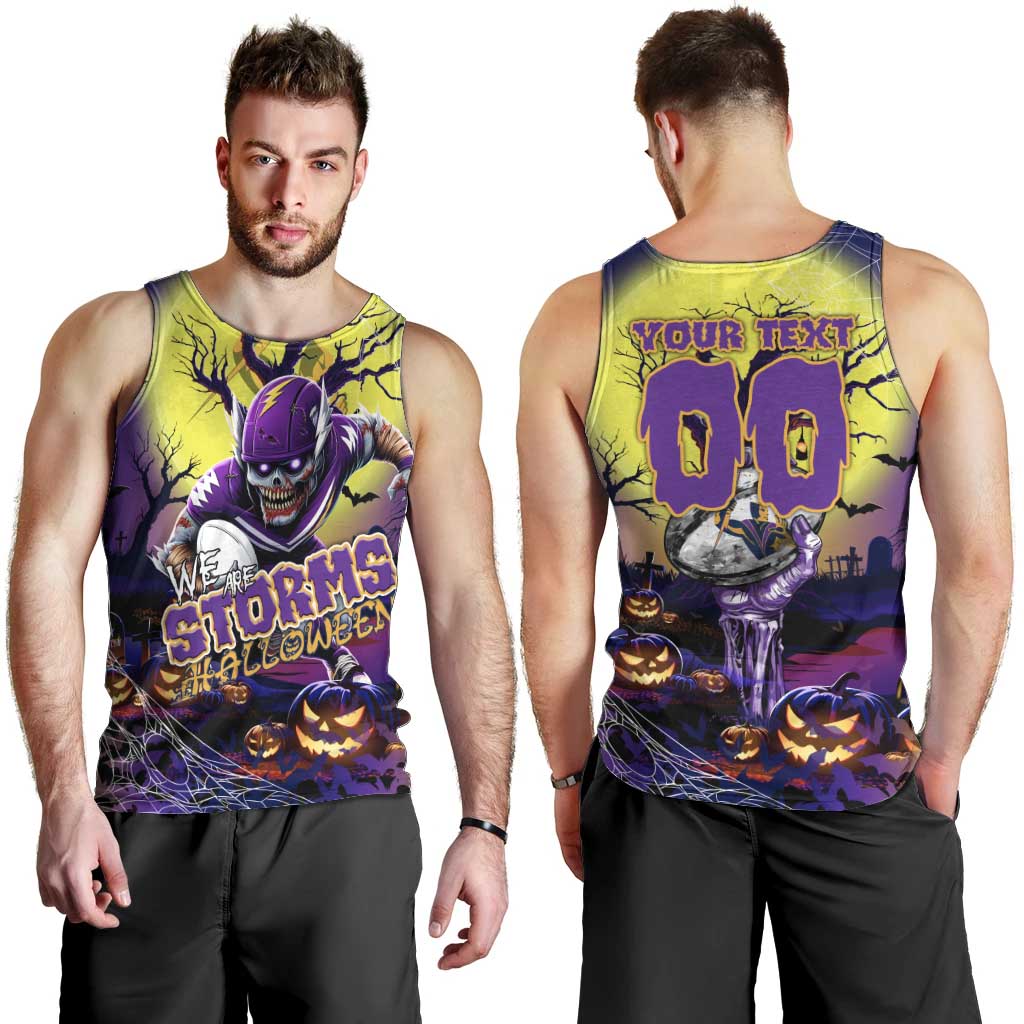 We Are Storm Halloween Men Tank Top Pumpkin Scary Spooky Season - Aussie Hoodie