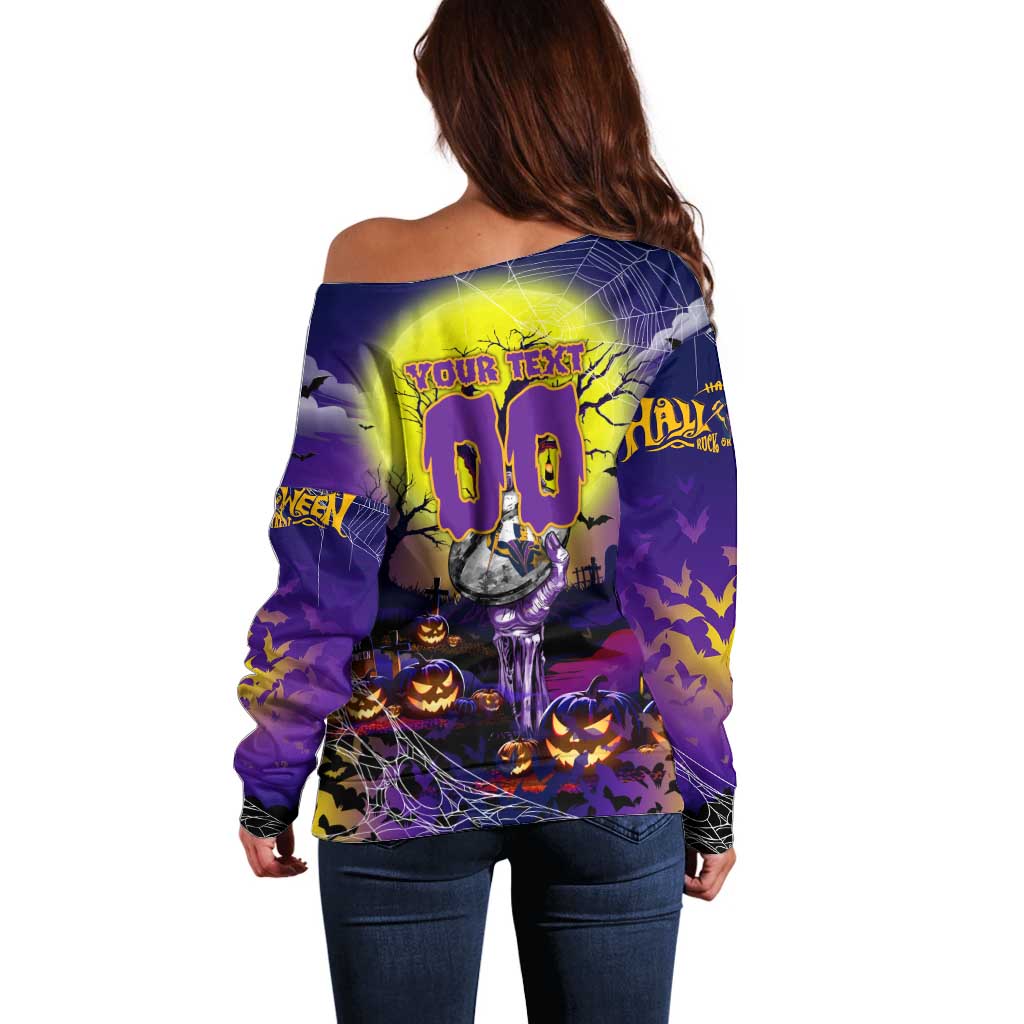 We Are Storm Halloween Off Shoulder Sweater Pumpkin Scary Spooky Season - Aussie Hoodie