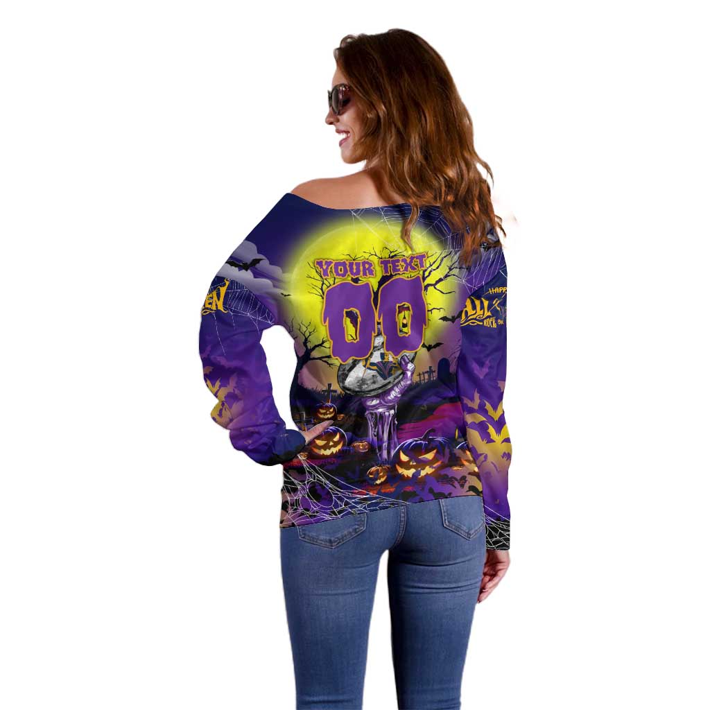 We Are Storm Halloween Off Shoulder Sweater Pumpkin Scary Spooky Season - Aussie Hoodie