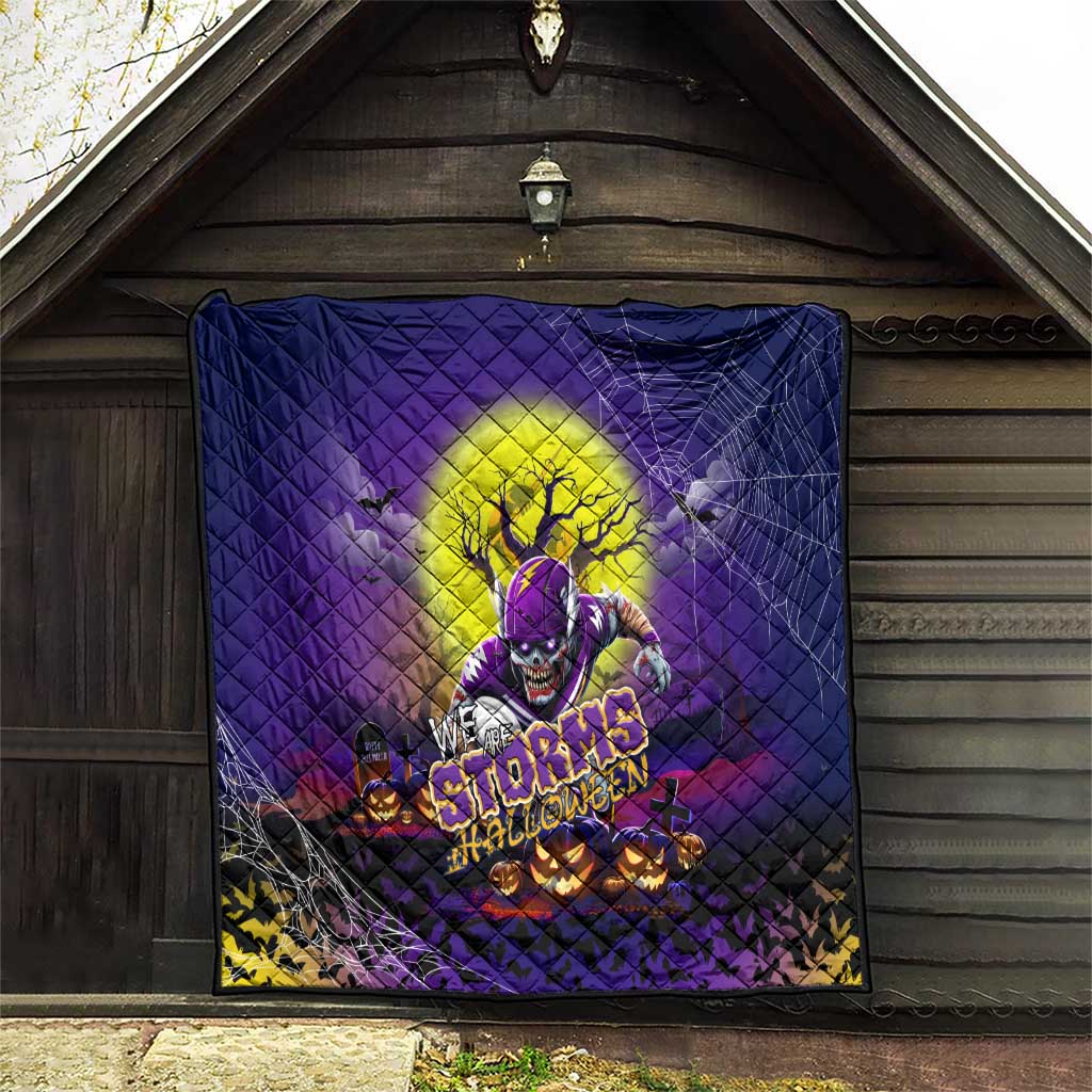 We Are Storm Halloween Quilt Pumpkin Scary Spooky Season - Aussie Hoodie