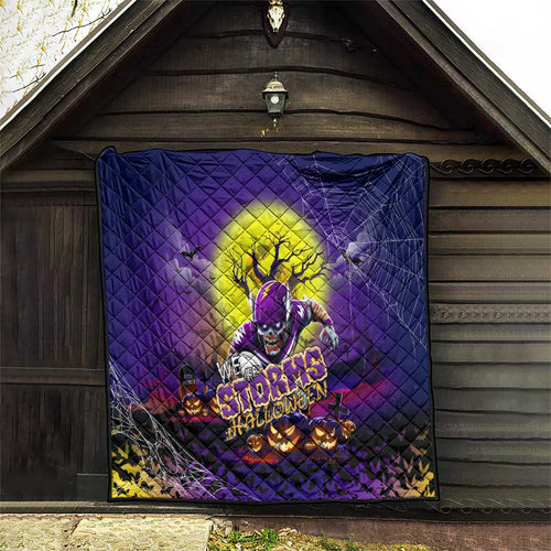 We Are Storm Halloween Quilt Pumpkin Scary Spooky Season - Aussie Hoodie