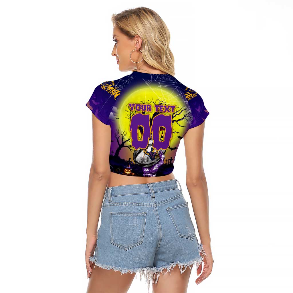 We Are Storm Halloween Raglan Cropped T Shirt Pumpkin Scary Spooky Season - Aussie Hoodie