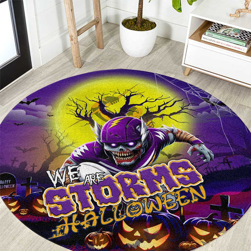 We Are Storm Halloween Round Carpet Pumpkin Scary Spooky Season - Aussie Hoodie