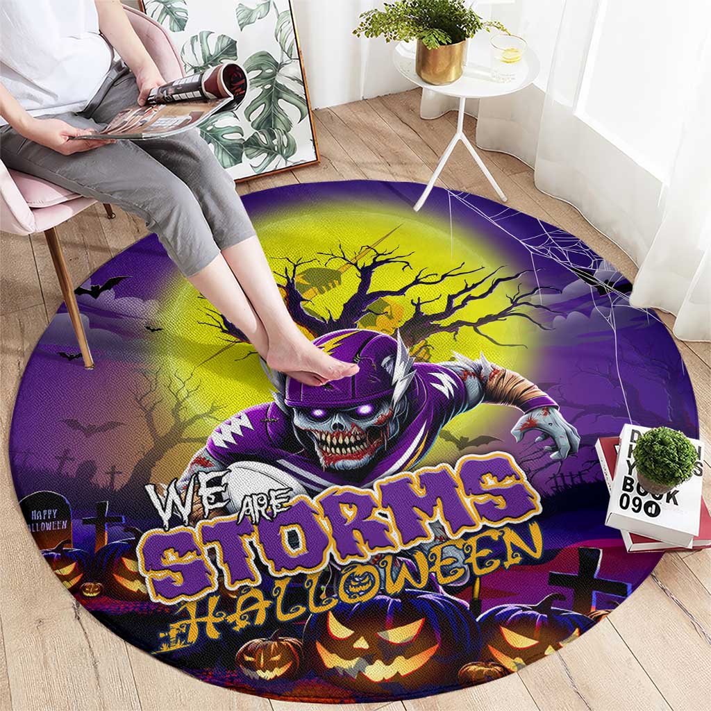 We Are Storm Halloween Round Carpet Pumpkin Scary Spooky Season - Aussie Hoodie