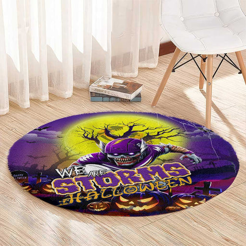 We Are Storm Halloween Round Carpet Pumpkin Scary Spooky Season - Aussie Hoodie