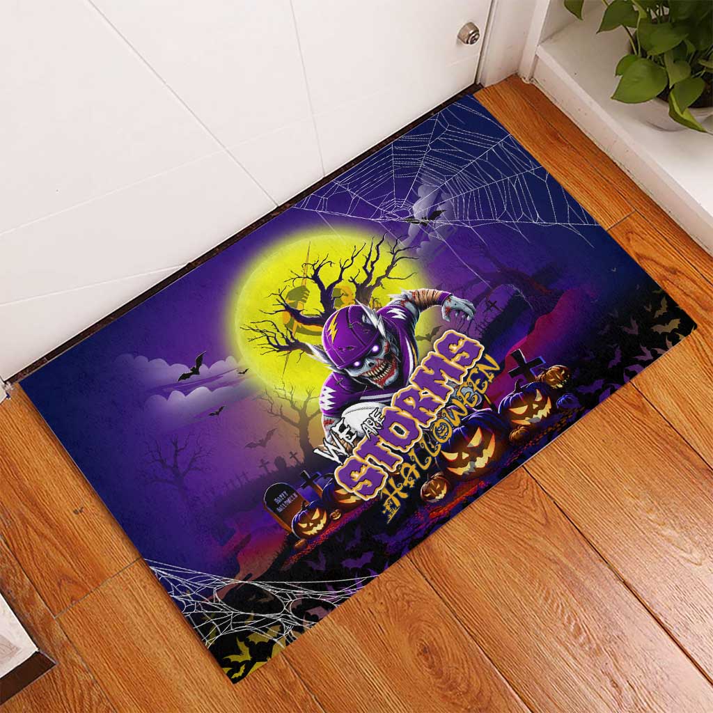 We Are Storm Halloween Rubber Doormat Pumpkin Scary Spooky Season - Aussie Hoodie