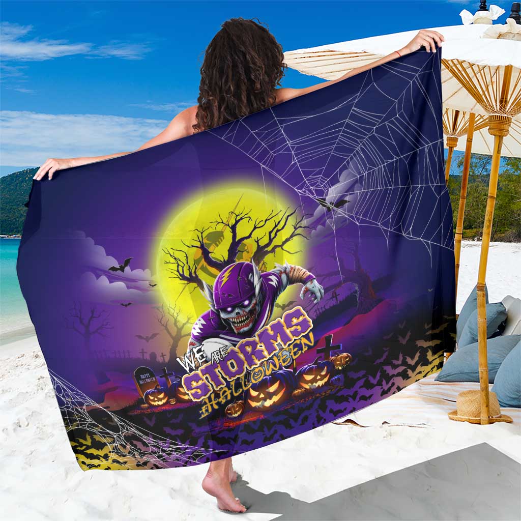 We Are Storm Halloween Sarong Pumpkin Scary Spooky Season - Aussie Hoodie