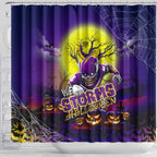 We Are Storm Halloween Shower Curtain Pumpkin Scary Spooky Season - Aussie Hoodie
