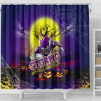 We Are Storm Halloween Shower Curtain Pumpkin Scary Spooky Season - Aussie Hoodie