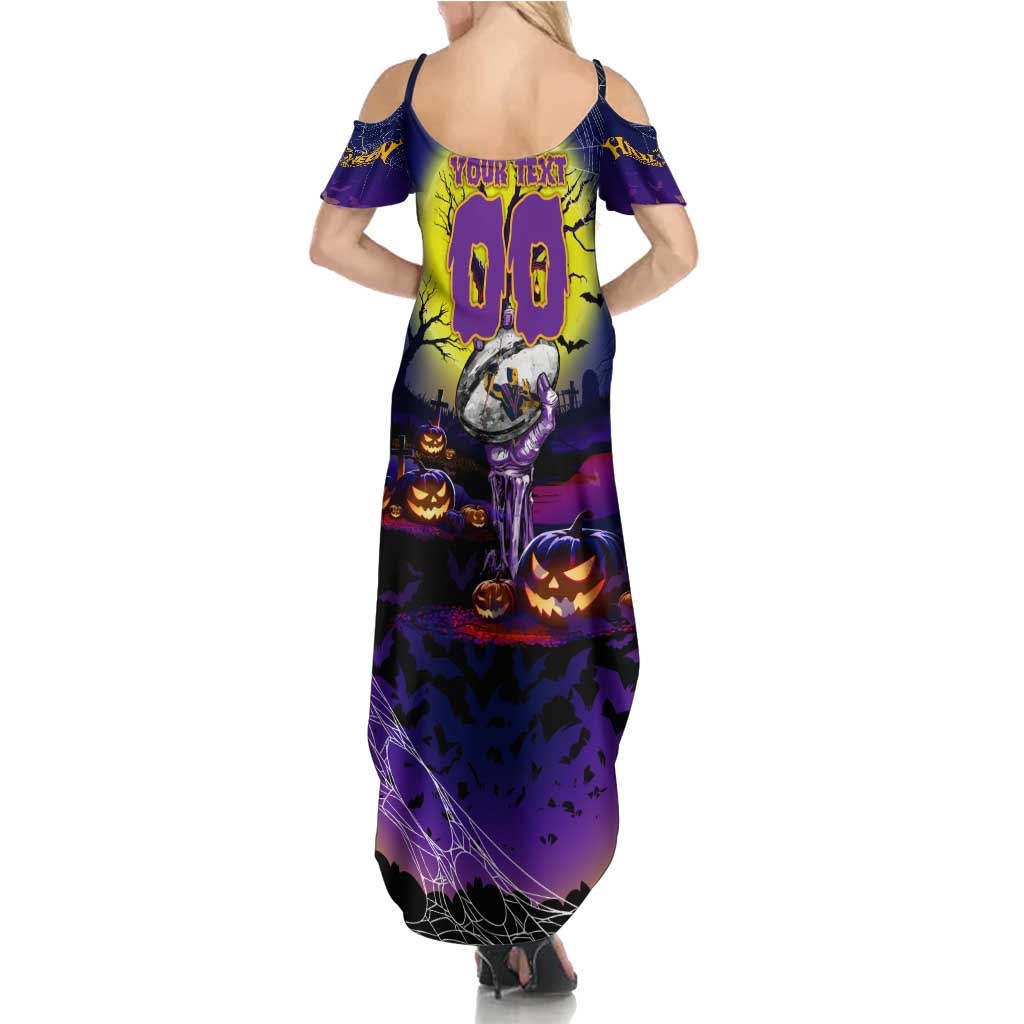 We Are Storm Halloween Summer Maxi Dress Pumpkin Scary Spooky Season - Aussie Hoodie