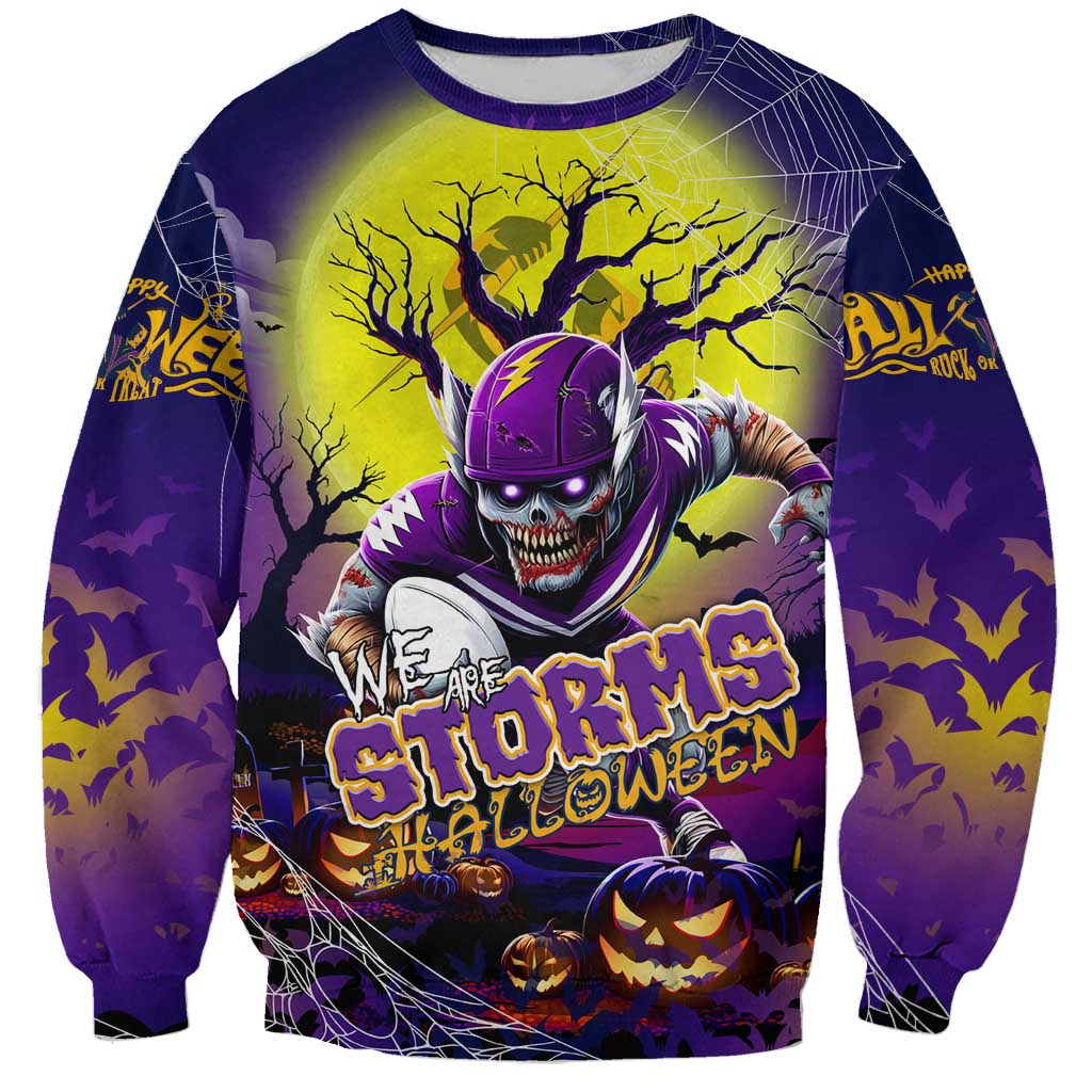 We Are Storm Halloween Sweatshirt Pumpkin Scary Spooky Season - Aussie Hoodie