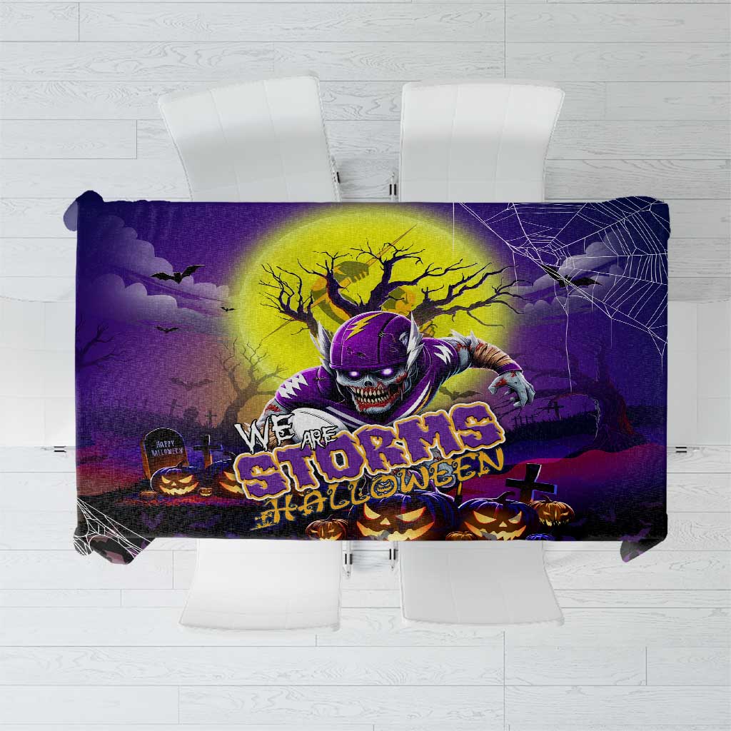 We Are Storm Halloween Tablecloth Pumpkin Scary Spooky Season - Aussie Hoodie