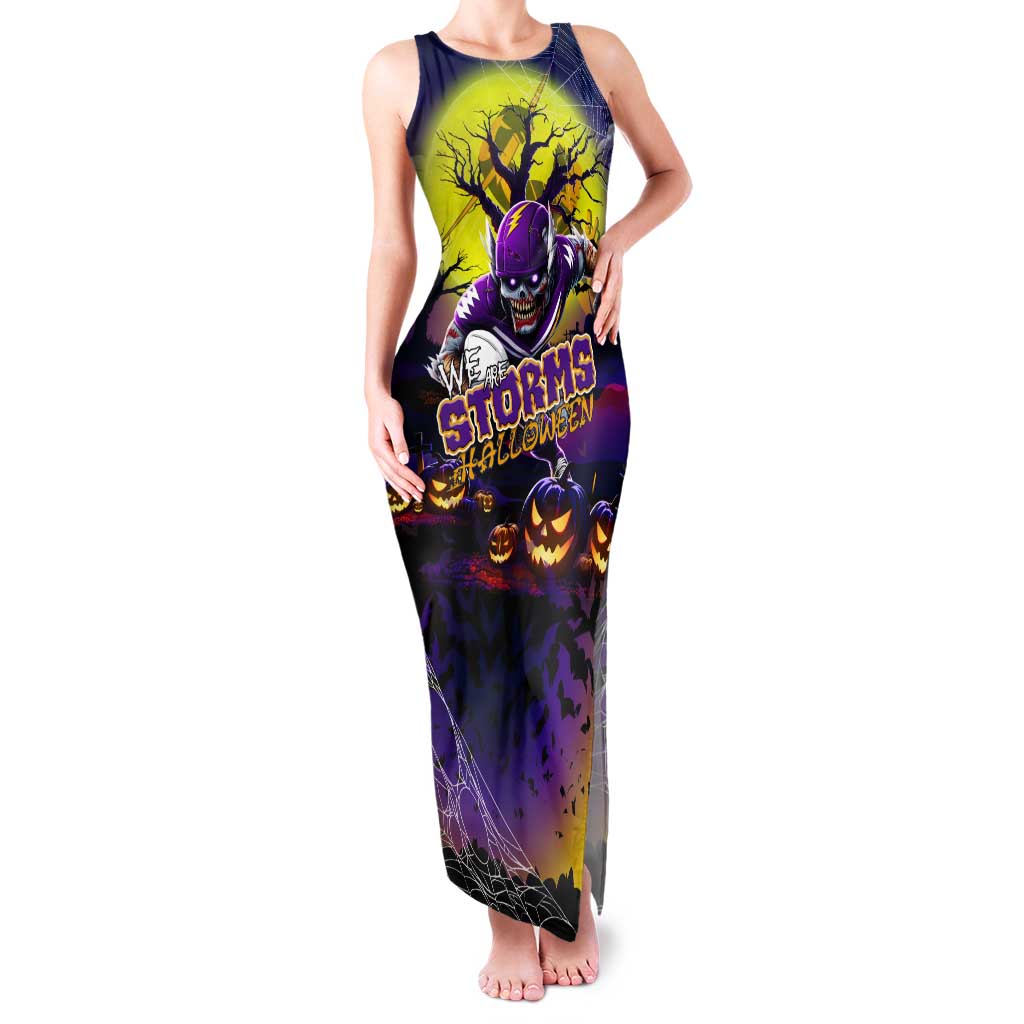 We Are Storm Halloween Tank Maxi Dress Pumpkin Scary Spooky Season - Aussie Hoodie