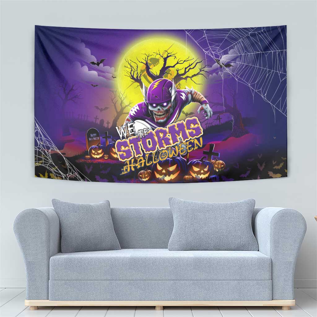 We Are Storm Halloween Tapestry Pumpkin Scary Spooky Season - Aussie Hoodie