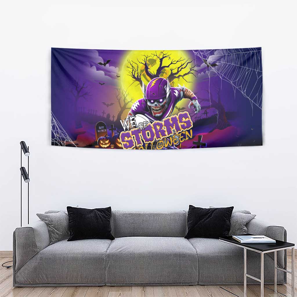 We Are Storm Halloween Tapestry Pumpkin Scary Spooky Season - Aussie Hoodie