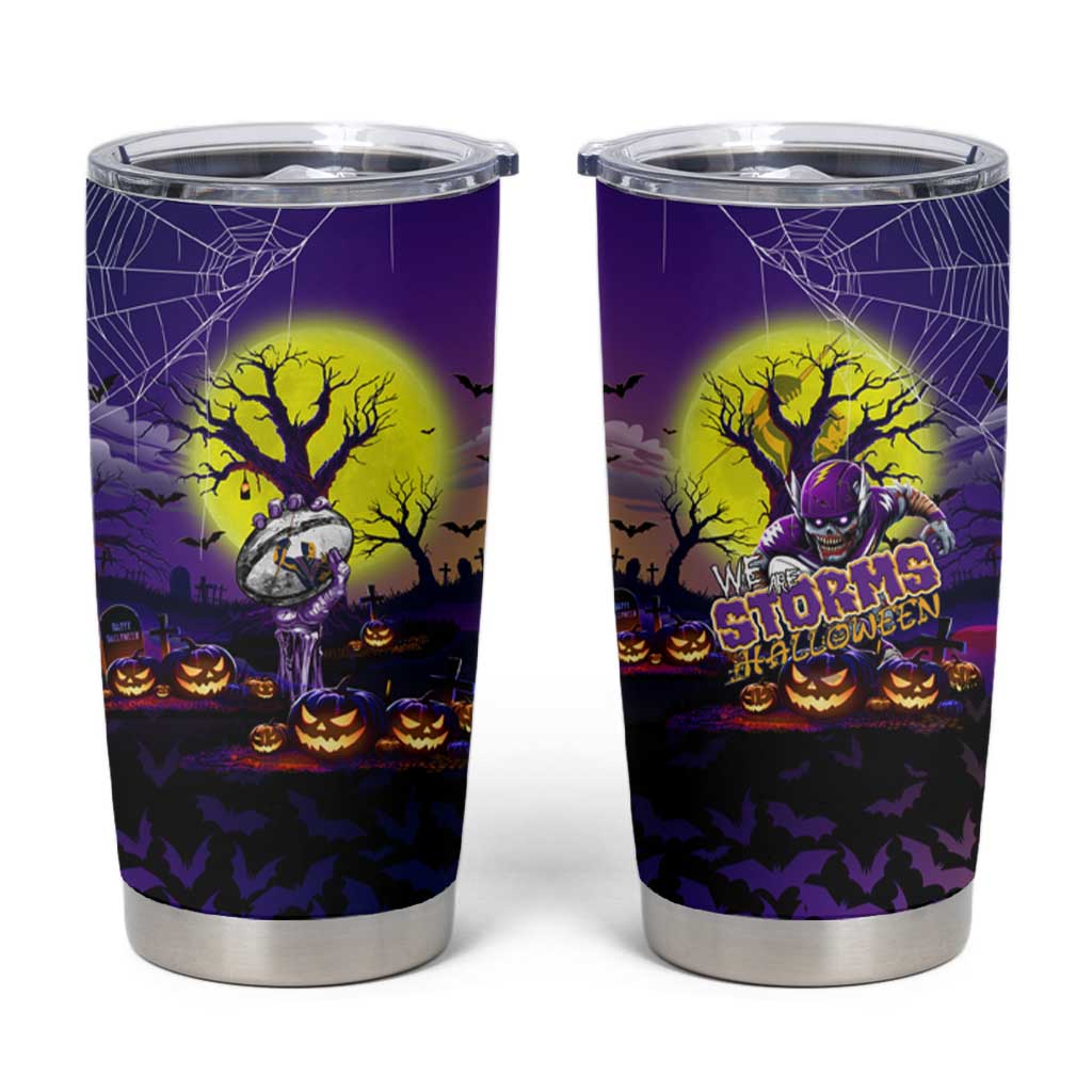 We Are Storm Halloween Tumbler Cup Pumpkin Scary Spooky Season - Aussie Hoodie