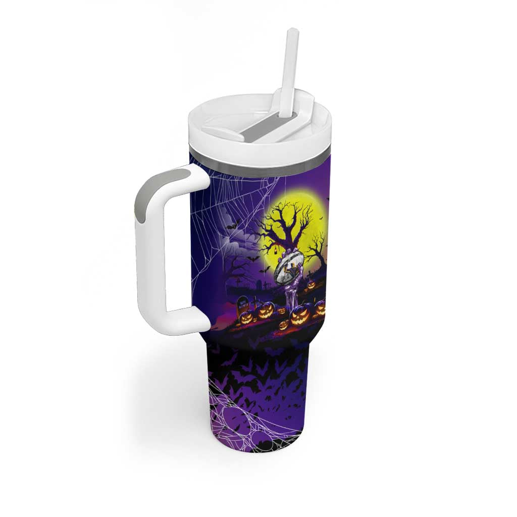 We Are Storm Halloween Tumbler With Handle Pumpkin Scary Spooky Season - Aussie Hoodie