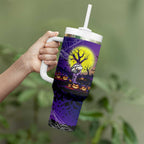 We Are Storm Halloween Tumbler With Handle Pumpkin Scary Spooky Season - Aussie Hoodie