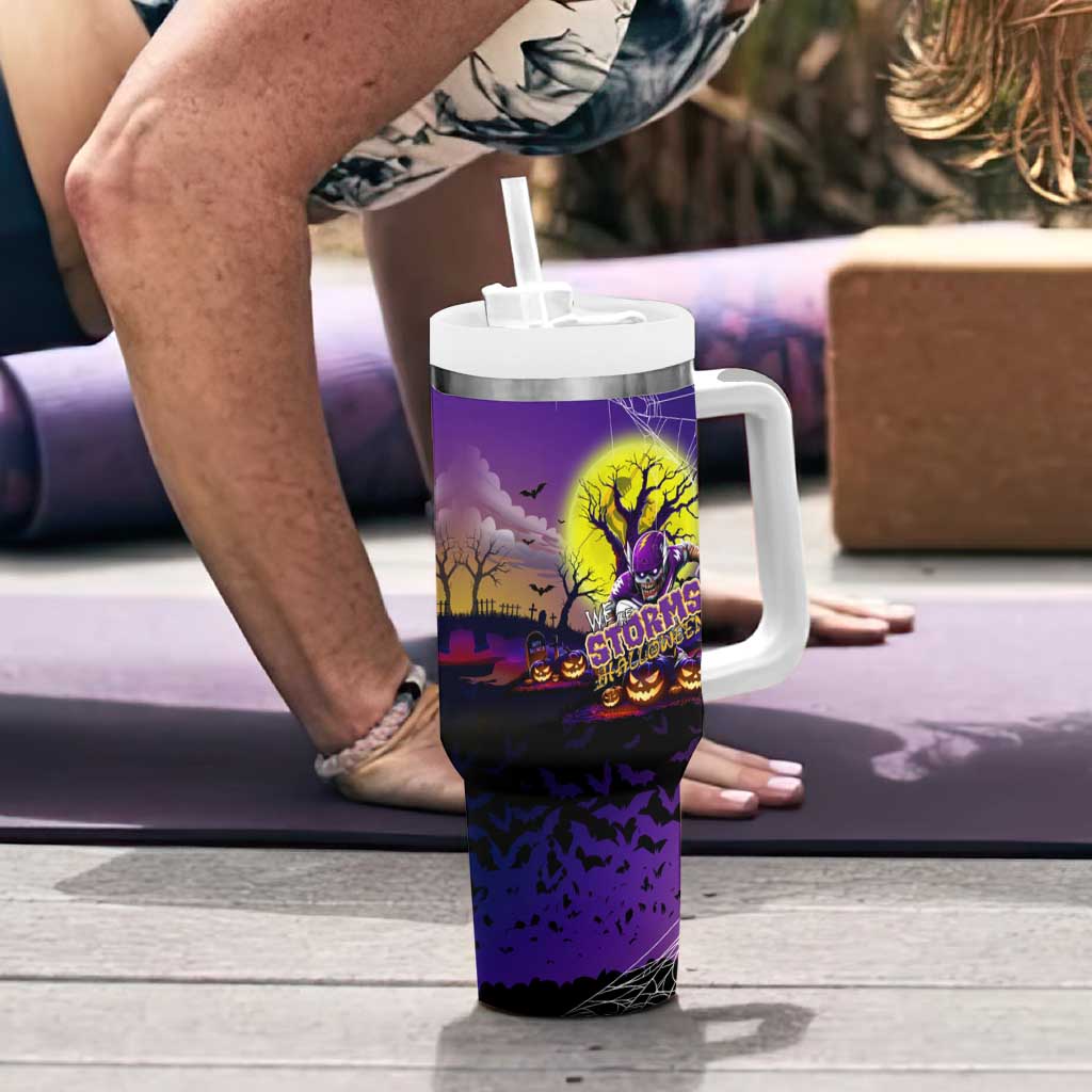 We Are Storm Halloween Tumbler With Handle Pumpkin Scary Spooky Season - Aussie Hoodie