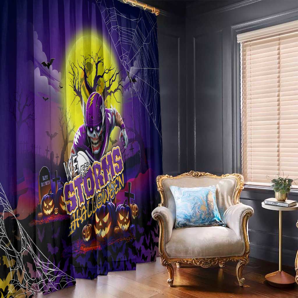 We Are Storm Halloween Window Curtain Pumpkin Scary Spooky Season - Aussie Hoodie