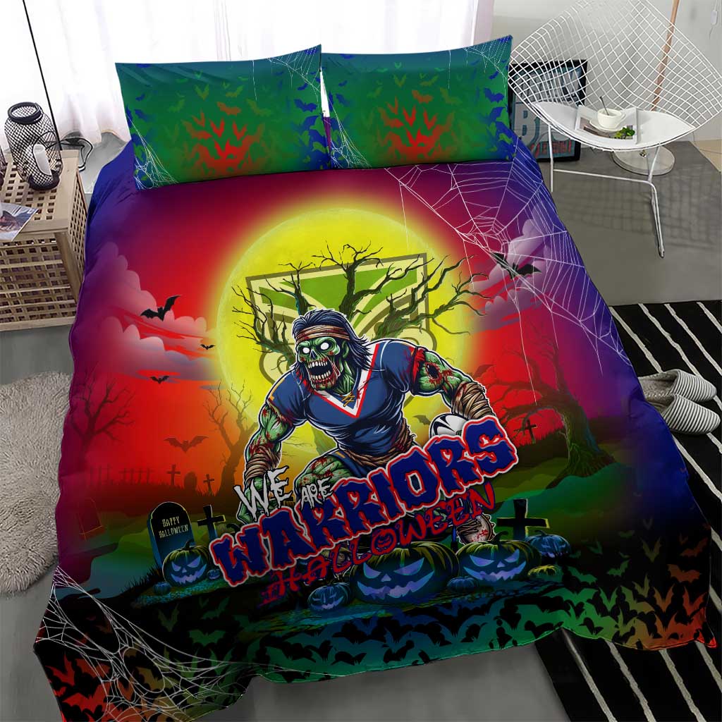 We Are Warriors Halloween Bedding Set Pumpkin Scary Spooky Season - Aussie Hoodie