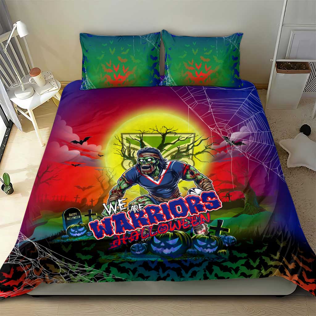 We Are Warriors Halloween Bedding Set Pumpkin Scary Spooky Season - Aussie Hoodie