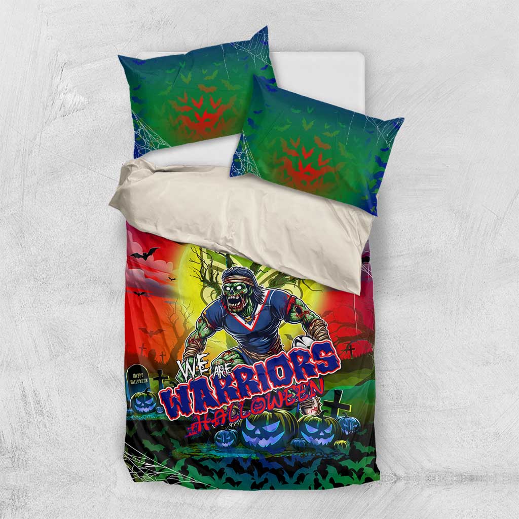 We Are Warriors Halloween Bedding Set Pumpkin Scary Spooky Season - Aussie Hoodie