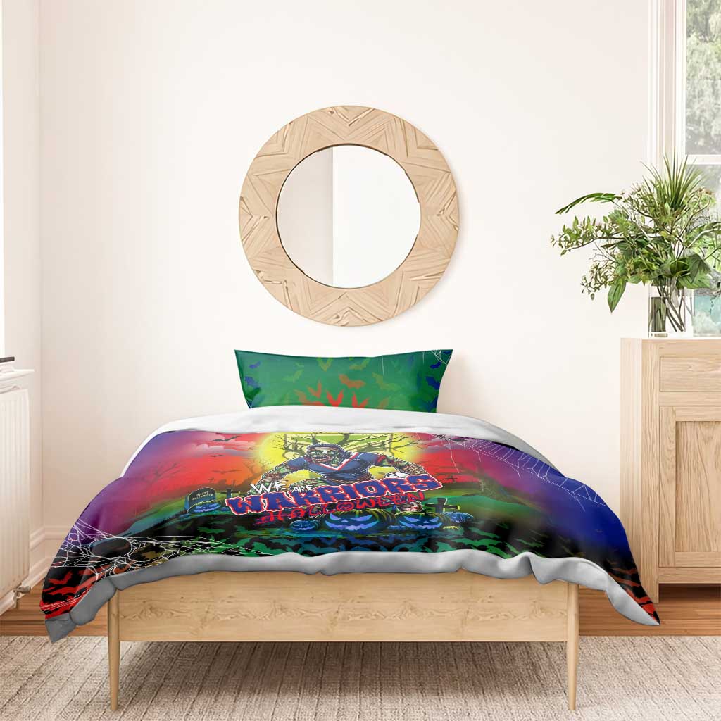 We Are Warriors Halloween Bedding Set Pumpkin Scary Spooky Season - Aussie Hoodie