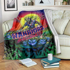 We Are Warriors Halloween Blanket Pumpkin Scary Spooky Season - Aussie Hoodie