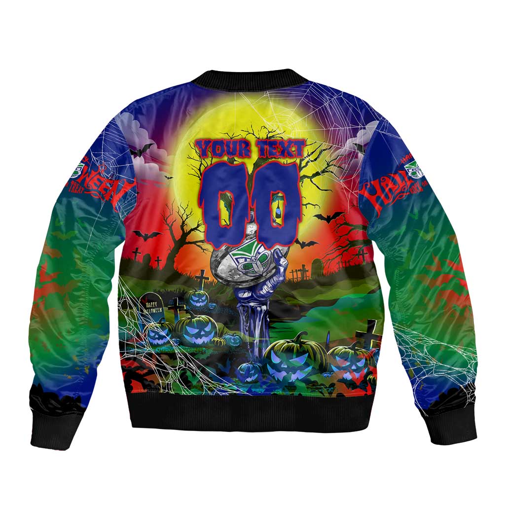 We Are Warriors Halloween Bomber Jacket Pumpkin Scary Spooky Season - Aussie Hoodie