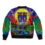 We Are Warriors Halloween Bomber Jacket Pumpkin Scary Spooky Season - Aussie Hoodie