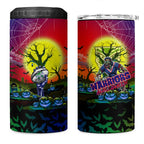 We Are Warriors Halloween 4 in 1 Can Cooler Tumbler Pumpkin Scary Spooky Season - Aussie Hoodie