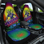 We Are Warriors Halloween Car Seat Cover Pumpkin Scary Spooky Season - Aussie Hoodie